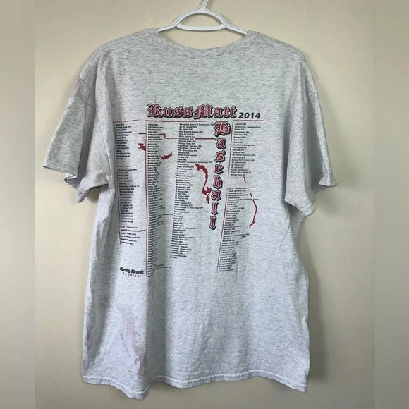 Russmatt 2014 Baseball tee shirt Size M - Picture 6 of 6